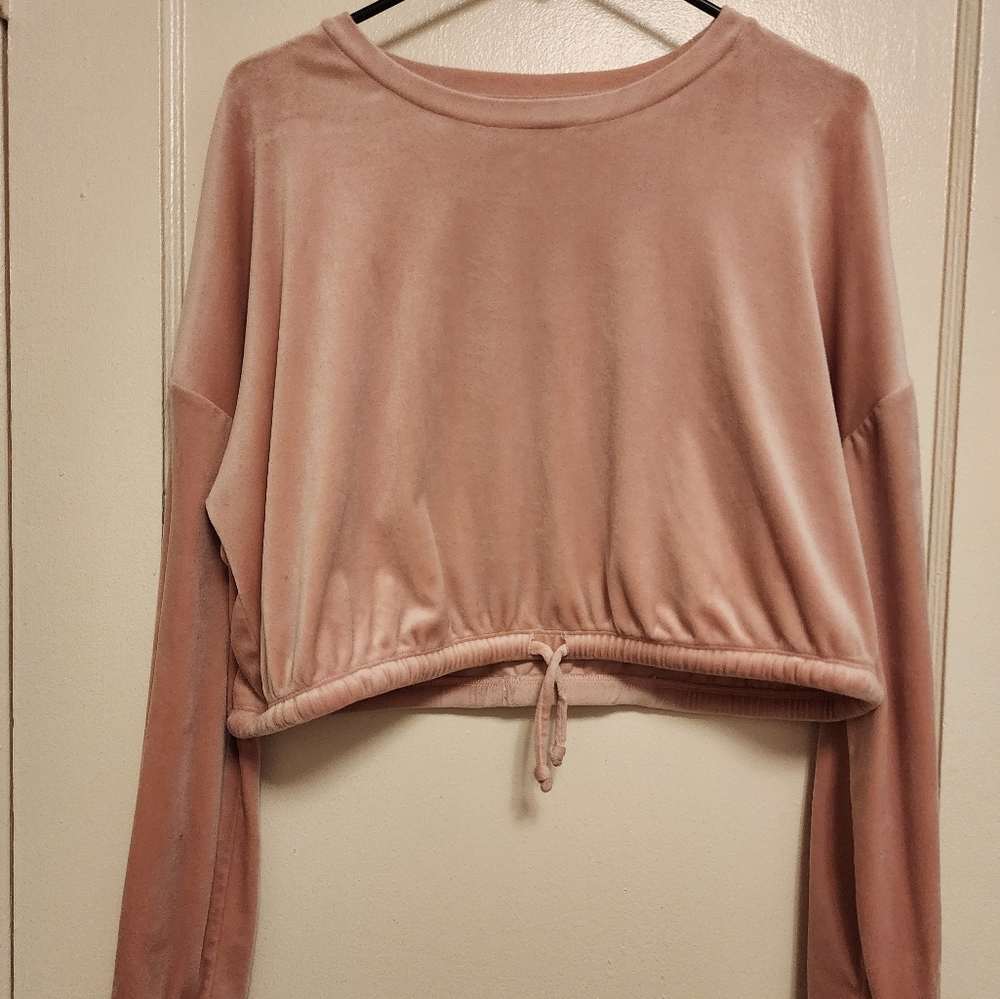 Crop Top Velvet 2xl